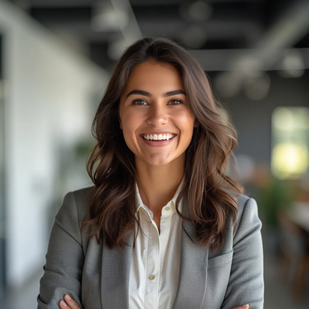 Retrato de Laura Fernández, Analista Financiera Principal